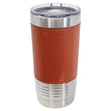 Load image into Gallery viewer, Sports Leather Tumbler, 20oz
