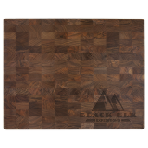 Black Walnut Butcher Block (Endgrain) Cutting Board, 16"x13"x1.375