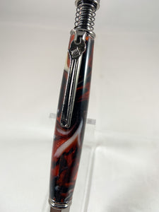Red, Black, & Silver Resin (19216)