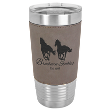 Load image into Gallery viewer, Leather Tumbler, 20oz
